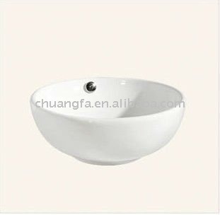 Space saving bathroom small mini round sink