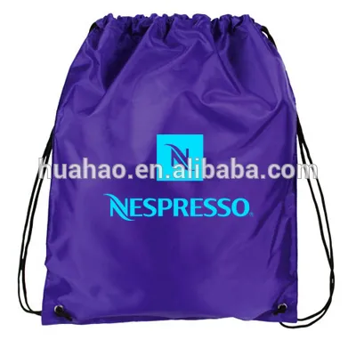 Chinese manufacturer nylon duffel drawstring backpack bags