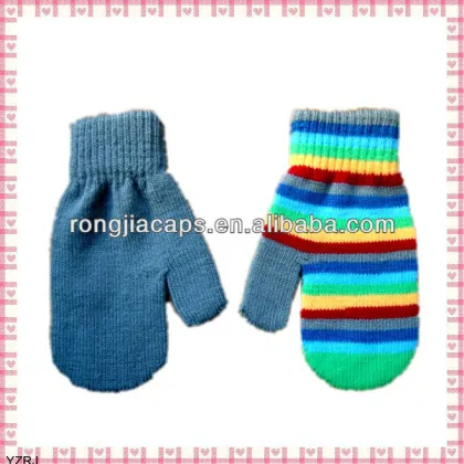 Children Acrylic magic Mitten Gloves Chinese Factory Wholesale