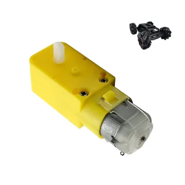 3V TT Plastic DC Gear Motor Gear Box for Smart Car Toy Robot - XYT-130 3W 5kg.cm DC 36V 1 Brush