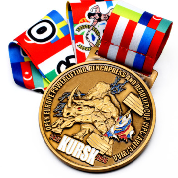 カスタムメタルフィットネスチャレンジメダル