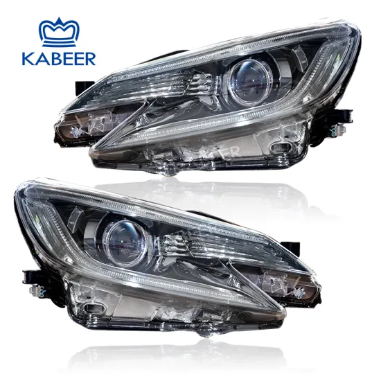KABEER Car Styling LED Headlight DRL HID Bi-Xenon Head Lamp for Mark X 2013-2017 New Reiz