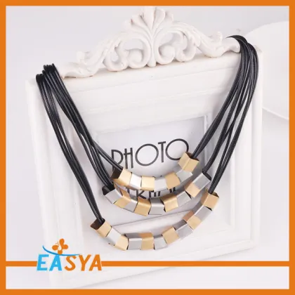 Gold And Silver Allah Pendant Necklace