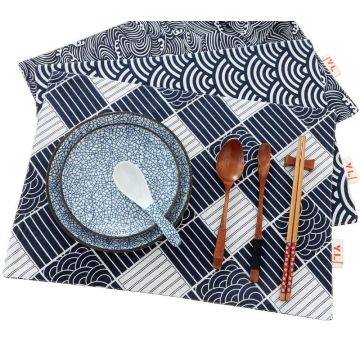 Modern Japanese style cloth dinner placemat