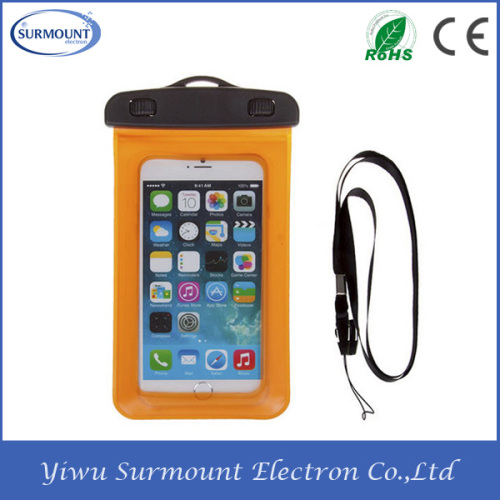 Factory high quality mobile phone pvc waterproof bag