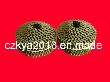 Pneumatic Concial Coil Nails for Packaging, Roofing, Fencing