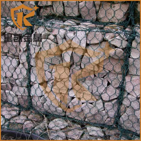 pvc coated gabion box