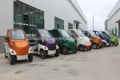 new design black small electric Van car