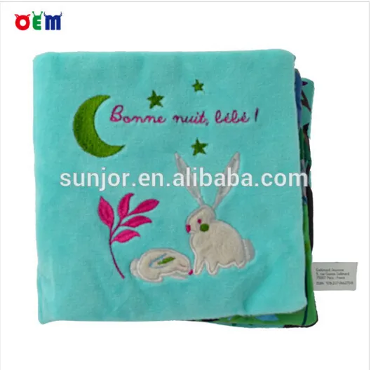 Learning & educational plush book toys for kids soft cloth book for baby