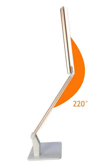 2000 Lux bright light reading desk lamp