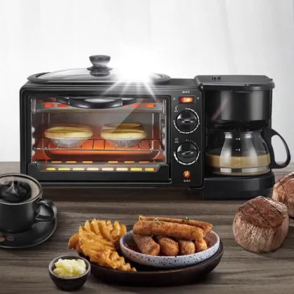 3-in-1 Smart Kitchen Appliance: Multifunctional Breakfast Machine