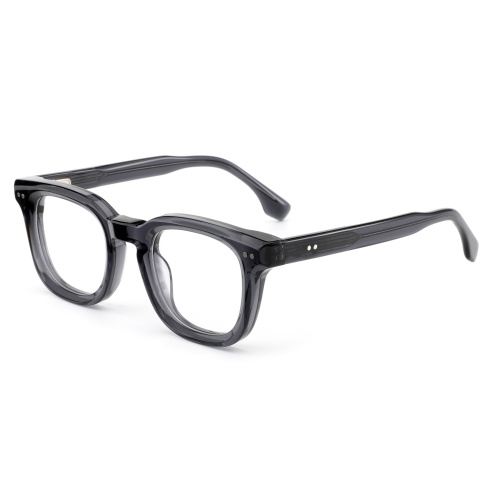 Striped Pattern Acetate Eyewear