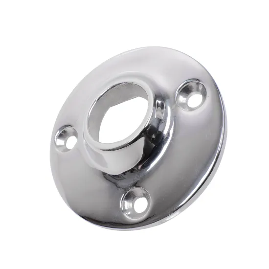 High Quality 316 Stainless Steel Mirror Polished 1" Round Weldable Marine Yacht Fittings