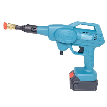 21V Portable Electric Cordless High Pressure Home Wireless Car Wash Gun