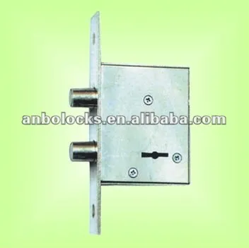 2 steel roller deadbolts with 6 combinations lock body