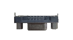Slim VGA 15P Female D Sub Connector