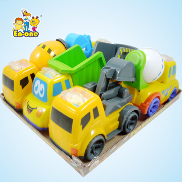 moving and mixed toy truck with candy