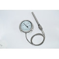 Stainless steel pressure thermometer