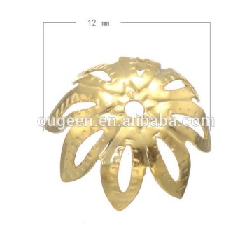 Big hole silver and gold plated Vintage Beads Caps Spacers beads For Jewelry
