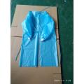 disposable isolation gown pp+pe material