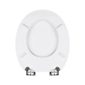 White MDF Toilet Seat Soft-Close Wooden Toilet Seat-Durable