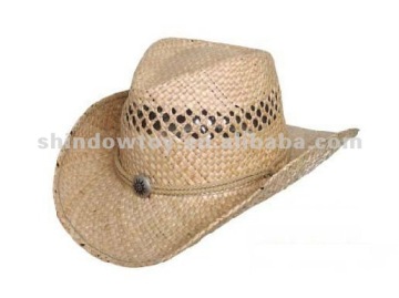 Sea grass straw cowboy hat / Fashion cowboy hat