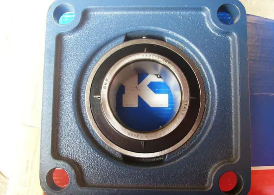 Mounted Square Blocks Insert Bearings Yar217-2f For Printing Machine , Airport