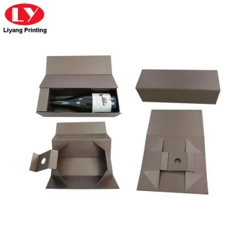 Foldable Paper Wine Box For Wine Packaging