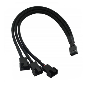 Kabel sterujący wentylatora PWM: 4-pin 1/3 adapter rozszerzający