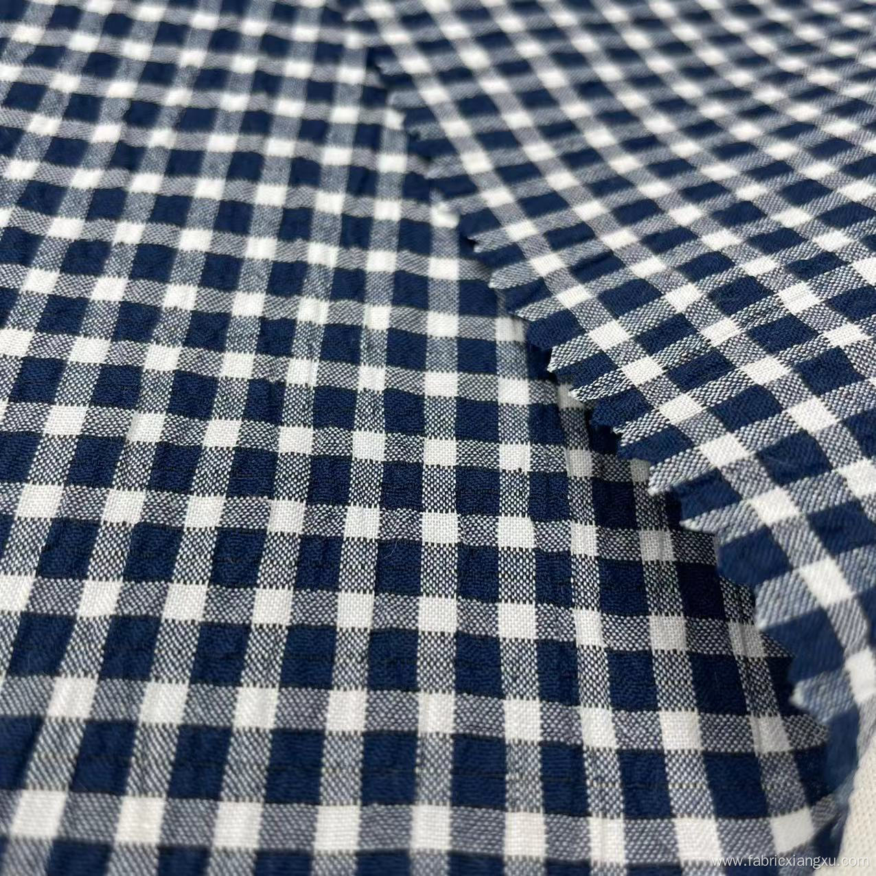 polyester cotton Yarn Dyed Flannel Plaid fabric