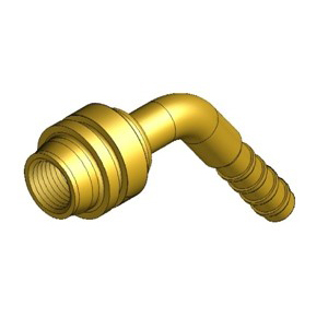 Brass hose fitting, HPb62 hose fitting JDHS0045