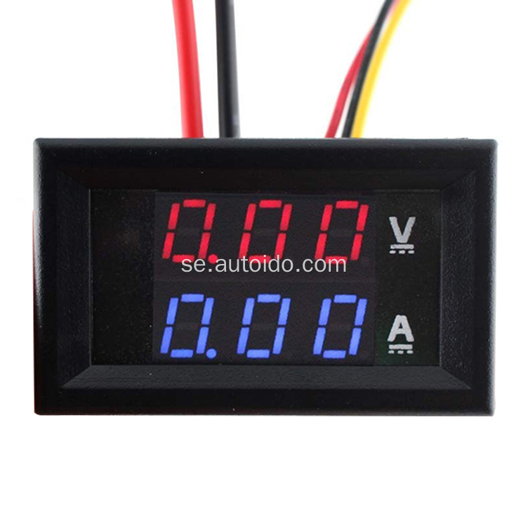 LED Digital Voltmeter 100V 10V Dual Digital Display