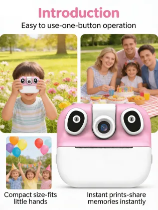 Smart Kids' Instant Photo Camera