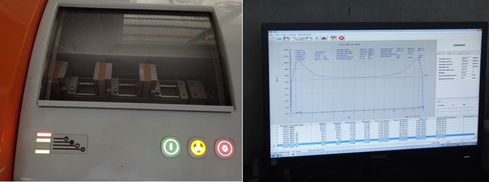 MDF panels quality control