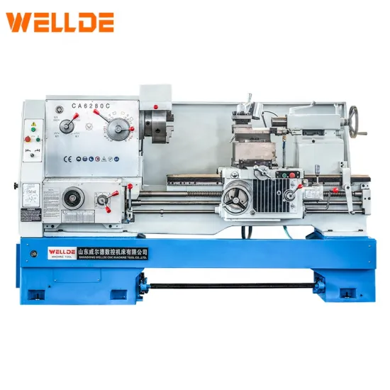 WELLDE Gap Bed Lathe Machine Models: CA6261, CA6266, CA6280 - Universal Metal 3M Lathe Machines