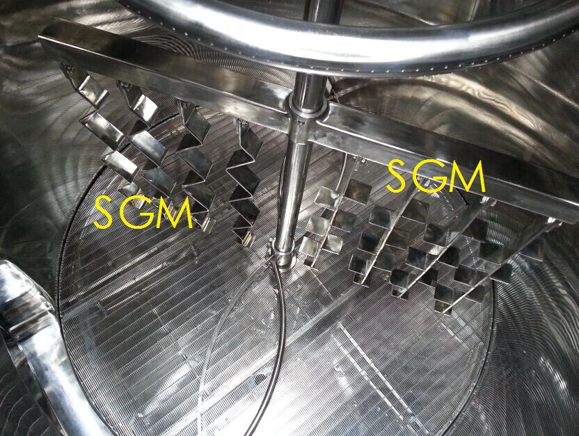 Sungood 5BBL/7BBL/10BBL/15BBL/20BBL/30BBL Dampfheizung MASH MASH TUN mit VSD -Mixer/Rakes/Pflug