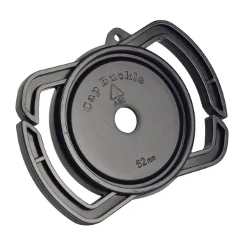 Universal 43mm/52mm/55mm Lens Cap with Anti-Losing Camera Buckle and Lens Cap Holder