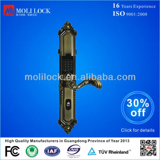 battery powered door lock,key code panics door locks