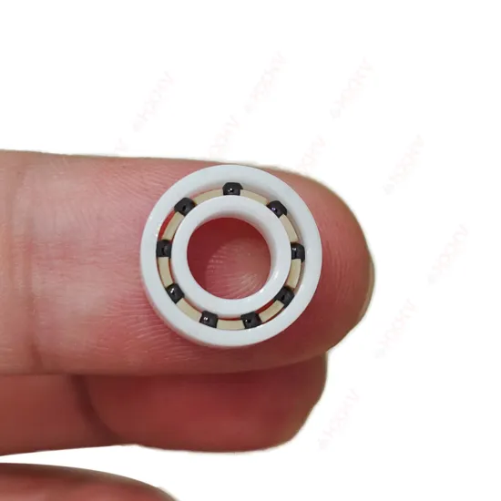 R188 HXHV Full Ceramic Bearing 9 Si3N4 Balls Peek Retainer ZRO2 Races