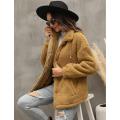 Frauen Sherpa Jacke warme Winter -Outwear