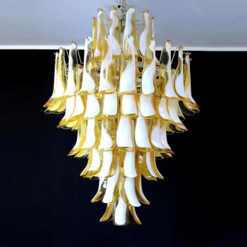 Customized Colorful LED Pendant Lamp - Modern Glass Chandelier Light