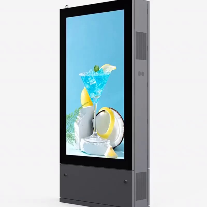 Outdoor LCD Kiosk Digital Signage Totem