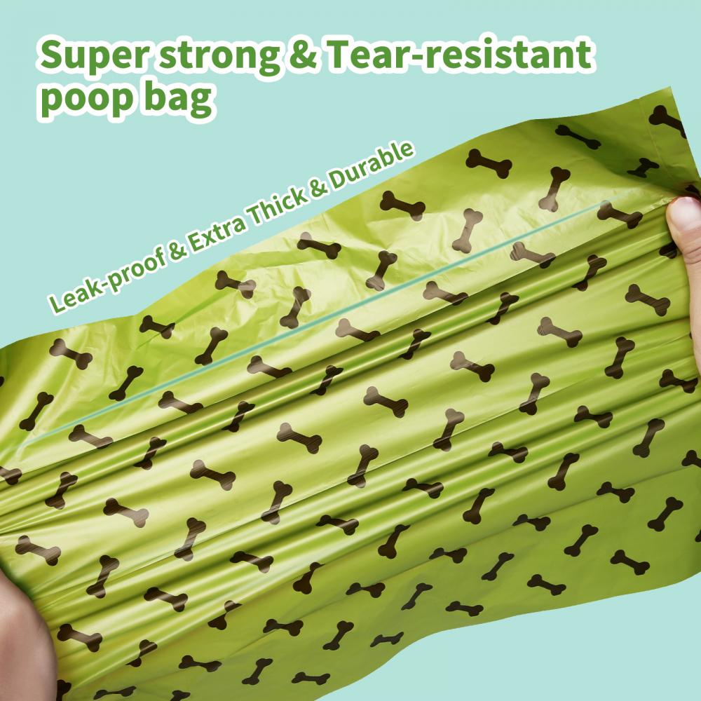 Dog Waste Poop Bags with Dispenser