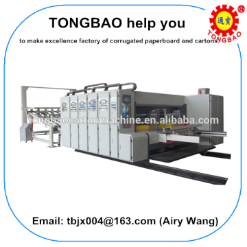 TB405 high speed 4 color heavy duty flexo printing machine for corrugated carton box