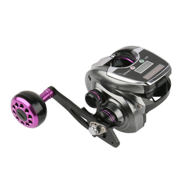 High Speed Electric Fishing Reel with Solar Digital Display and Magnetic Brake