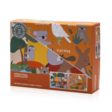 Edukacyjne puzzle papierowe KidsToys