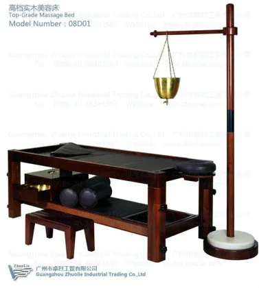 Thai Solid Wood Oil Ayurvedic Massage Table 08D01