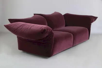 Edra Sectional Sofa Chenille Fabric Sofa