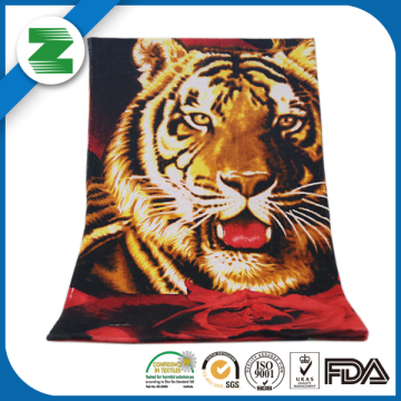 Quick-dry adult sex women and tiger pritned bath towel