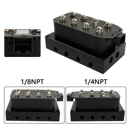 4 Corner Air Suspension Solenoid Valve 0-300psi for Auto and Motorcycle